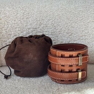 Hermes Vintage Leather Bracelet
